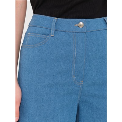 Джинсы широкие синего цвета