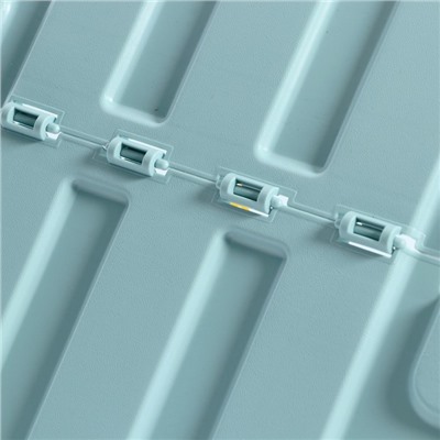 Ящик для игрушек на колесах «Путешествие», с декором, 685×395×385 мм, цвет светло-голубой