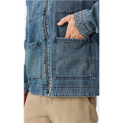 Куртка джинс F611-1260 d.blue