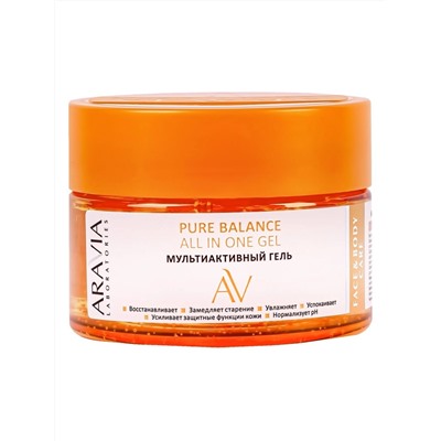 Aravia Laboratories Мультиактивный гель для лица и тела / Pure Balance All In One Gel, 250 мл
