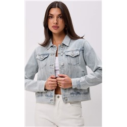 Куртка джинс F412-1225 l.blue