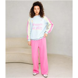 Спортивный костюм #КТ333 (4), голубой, розовый