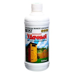 Средство для септиков, выгребных ям «Удачный», микробиологический, 0.5 л