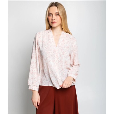 Блуза #КТ803 (8), пудровый