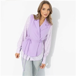 Рубашка с имитацией многослойности, Собрание идей (сирень)