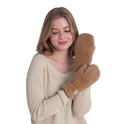 Варежки меховые на резинке СAMEL