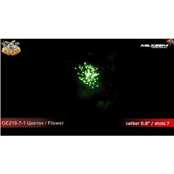 Фейерверк М0801 Цветок / Flower (0,8" х 7)