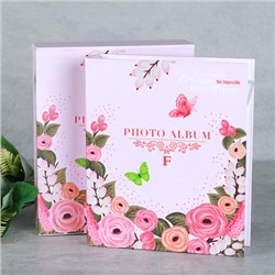 Фотоальбом 80 фото 10x15 Цветы / 9351 /уп 48/ 20 листов