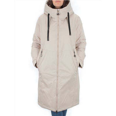 2392 LT. BEIGE Пальто зимнее женское (200 гр. холлофайбер)