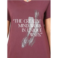 Сопряжение - футболка лиловый