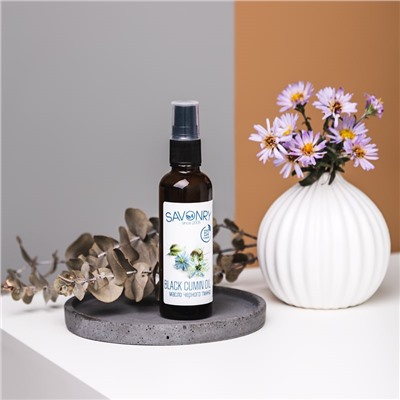 Натуральное масло черного тмина 100%, 50мл