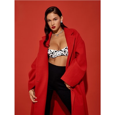 Бюстгальтер T-Shirt Demi жен. Cruella белый принт Infinity Lingerie