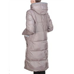2115 LIGHT GRAY Пальто зимнее женское MELISACITI (200 гр. холлофайбера)