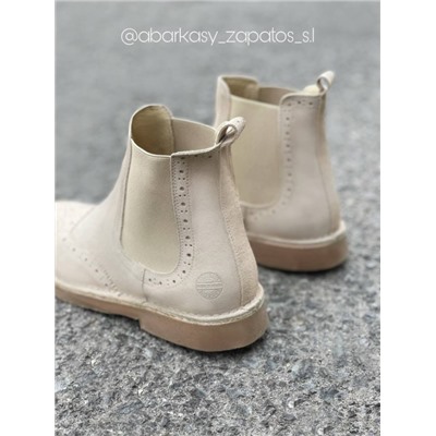 AB.Zapatos 609 New R BEIG+PELLE Disnapa Taupe
