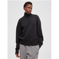 Свитер свободного кроя, антрацит