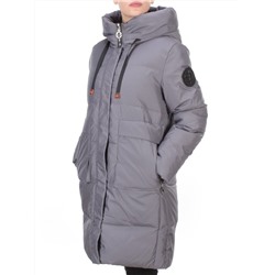 8966 GRAY  Пальто зимнее женское CLOUD LAG CAT (200 гр. холлофайбер)