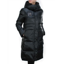 9110 DARK GREEN Пальто зимнее женское FLOWERROVE (200 гр. холлофайбера)