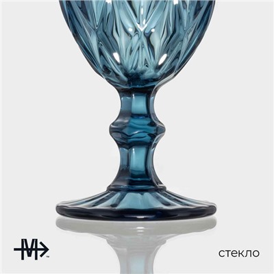 Набор бокалов Magistro «Круиз», 250 мл, набор 2 шт., стекло, синий