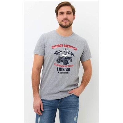 Футболка F511-06-881 grey melange