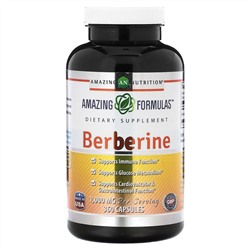 Amazing Nutrition, берберин, 1000 мг, 360 капсул (500 мг в 1 капсуле)