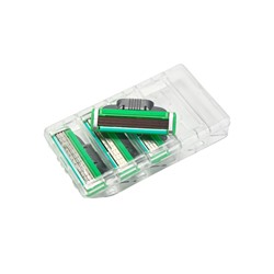 Сменные кассеты Gillette Mach3 зеленые, 4 шт