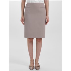 Юбка-карандаш бежевая