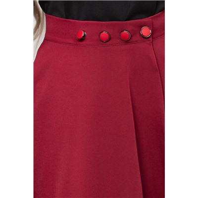 Юбка бордовая на запах Эмбер №1