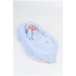 Плед вязаный шерстяной №10 Г Арт. 8085