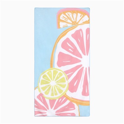 Полотенце пляжное «Этель. Цитрусы», 70×140 см