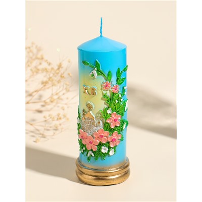 Свеча декоративная «Пасхальный столбик», 6×15.5 см, 250 г