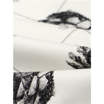 Набор салфеток сервировочных «Этель» Christmas, 45×45 см - 4 шт., с декоративными кольцами, белые