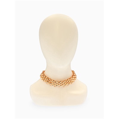 Колье-чокер «Кольчуга», цвет золото