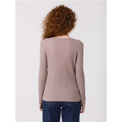 Джемпер вязаный с длинными рукавами