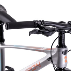 Велосипед 20" R20Ch COMIRON RAPID NEW серебристый