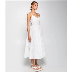 Сарафан #КТ1509, белый