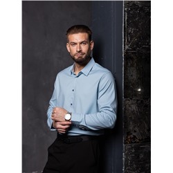 004J Мужская рубашка JenTa голубой