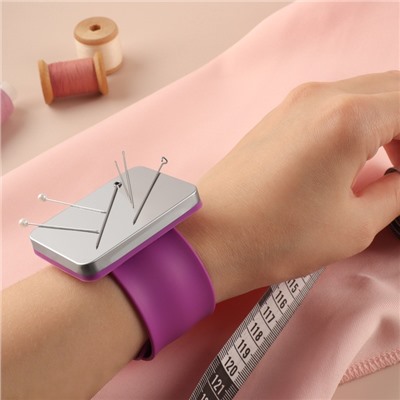 Игольница магнитная на руку, 24×5.5 см, МИКС