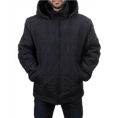 M835 DK. BLUE/BLACK FUR Куртка мужская зимняя (150 гр. холлофайбер)