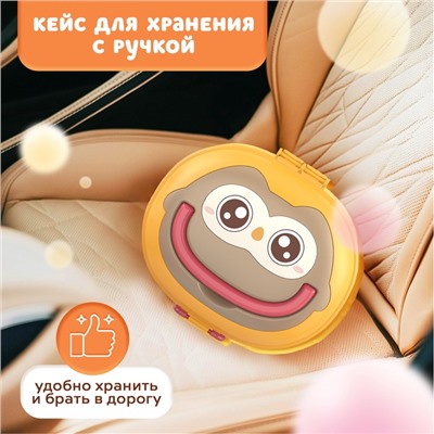 Набор погремушек «Совушка», прорезыватели для зубов, в контейнере, 8 шт.