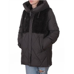 M-8800 DK. GRAY Куртка зимняя стеганная женская (150 гр. холлофайбер)