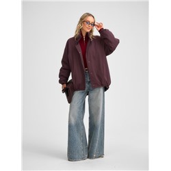 Куртка женская винный