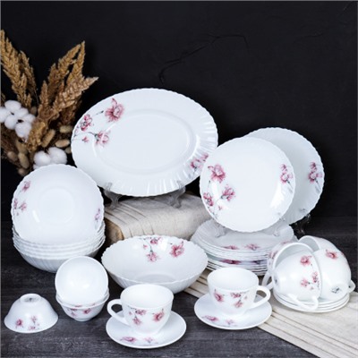 Столовый набор 36 предметов / 36/LHP-FW4 (7208) /уп 2/ Садовая гвоздика