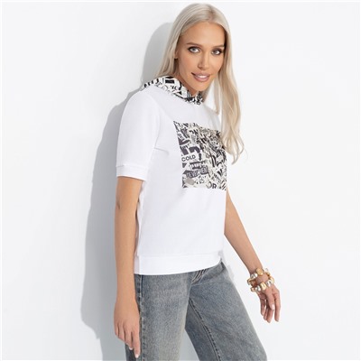 Футболка с капюшоном, Увлечена собой (графика)