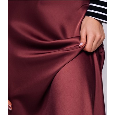 Юбка #КТ2113 (2)-1, марсала