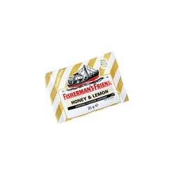 Пастилки Fisherman's Friend без сахара (Мед и Лимон) 25 гр