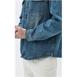 Куртка джинс F611-1282 m.blue