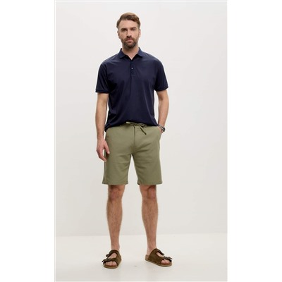 Шорты лен F111-0960-1 olive