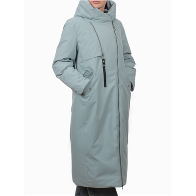 H269 BLUE Пальто зимнее женское (170 гр. холлофайбер)
