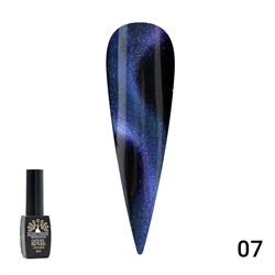 Гель лак 24D кошачий глаз Global Fashion 8 мл, 07