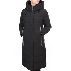 2189 BLACK Пальто зимнее женское OLAYEETE (200 гр. холлофайбера)